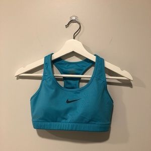 BLUE NIKE SPORTS BRA